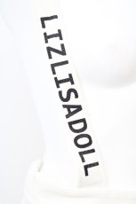 画像2: LIZLISA / ロゴショルダーキュロット M シロ O-26-10-26-010-LO-PA-YM-OS (2)