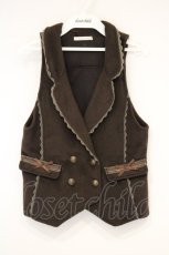 画像1: axes femme / バックレースアップベスト M ブラウン O-26-10-27-031-AX-TO-OW-OS (1)