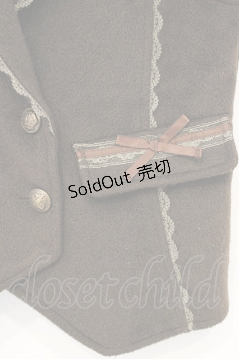 画像2: axes femme / バックレースアップベスト M ブラウン O-26-10-27-031-AX-TO-OW-OS (2)