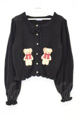 画像1: axes femme kawaii / フラッフィベアニットカーデ M クロ O-26-10-27-035-AX-TO-OW-OS (1)