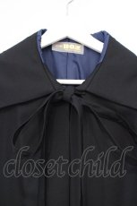 画像2: ATELIER BOZ / コウモリロングマント  ブラック×ブルー O-26-10-27-004-EL-JA-IG-OS (2)
