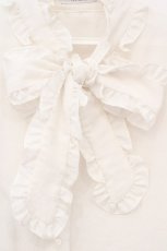 画像2: MILK / フリルリボンドビードットブラウス  アイボリー O-26-10-27-045-ML-BL-IG-OS (2)
