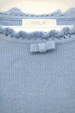 画像2: MILK / インナーニット  サックス O-26-10-27-050-ML-TO-IG-OS (2)