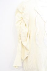 画像3: Maison de FLEUR Petite Robe / カールリボンカーディガン  アイボリー O-26-10-27-053-LO-TO-IG-OS (3)