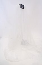 画像1: Estrellas / ロングヴェールマルチクリップ  ホワイト O-26-10-27-1036-LO-AC-OW-OS (1)
