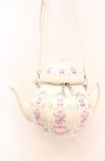 画像1: LOLITAその他 / ティーポット型バッグ  シロ O-26-10-27-1008-LO-BG-OW-OS (1)