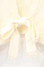 画像2: Maison de FLEUR Petite Robe canone / バックハグするボレロガーデ  アイボリー O-26-10-27-056-LO-TO-IG-OS (2)