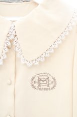 画像2: Maison de FLEUR Petite Robe canone / 春の指定ブラウス  ベージュ O-26-10-27-059-LO-BL-IG-OS (2)