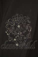 画像2: Rozen Kavalier / 刺繍入りシャツプルオーバー  ブラック O-26-10-27-066-OO-BL-IG-OS (2)
