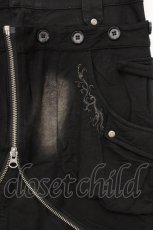 画像2: Ozz Croce / フラップレイヤードミニスカート  ブラック O-26-10-27-067-OO-SK-IG-OS (2)