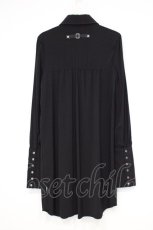 画像4: Ozz Croce / 刺繍入りシャツワンピース  ブラック O-26-10-27-081-OO-OP-IG-OS (4)