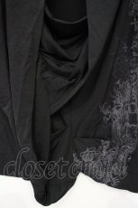 画像2: Ozz Croce / プリントドレープトップス  ブラック O-26-10-27-083-OO-TO-IG-OS (2)