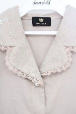 画像2: Rojita / 襟レース半袖ブラウス  ピンク O-26-10-27-015-LO-BL-IG-OS (2)