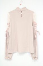 画像3: Honey Cinnamon / ショルダーレース切り替えカットソー  ピンク O-26-10-27-017-LO-TO-IG-OS (3)