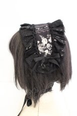 画像2: Kurumi Collaboration / CLK*ヘッドドレス　ヴィンテージローズ グラン　ヘッドドレス  クロ O-26-10-28-002-LO-AC-OW-OS (2)