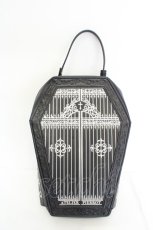 画像1: ATELIER PIERROT / Iron Gate Coffin Bag　バッグ  ブラック×シルバー O-26-10-28-021-EL-BG-OW-OS (1)