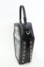 画像2: ATELIER PIERROT / Iron Gate Coffin Bag　バッグ  ブラック×シルバー O-26-10-28-021-EL-BG-OW-OS (2)