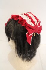 画像1: Angelic Pretty / クラシックフリルDollヘッドドレス  アカ O-26-10-28-003-AP-AC-OW-OS (1)