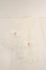 画像1: Kurumi Collaboration / CLK*レースグローブ  シロ O-26-10-28-030-LO-ZA-OW-OS (1)