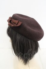 画像2: m petit by misako / AMリボンサーモベレー 57.5cm ブラウン O-26-10-28-004-LO-AC-OW-OS (2)