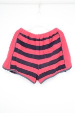 画像3: Candy Stripper / ボーダースウェットショートパンツ 2 ピンク×パープル O-26-10-29-031-PU-PA-IG-OS (3)