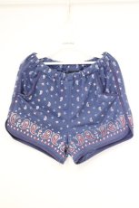 画像1: Candy Stripper / ペイズリースウェットショートパンツ 2 ブルー O-26-10-29-035-PU-PA-IG-OS (1)