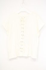 画像3: Candy Stripper / ローズプリントTシャツ 2 オフシロ O-26-10-29-037-PU-TS-IG-OS (3)