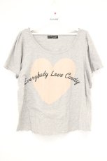 画像1: Candy Stripper / メローフリルTシャツ 2 グレー O-26-10-29-038-PU-TO-IG-OS (1)