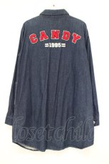 画像3: Candy Stripper / ラグビーワッペンデニムシャツ 1 インディゴ O-26-10-29-039-PU-JA-IG-OS (3)