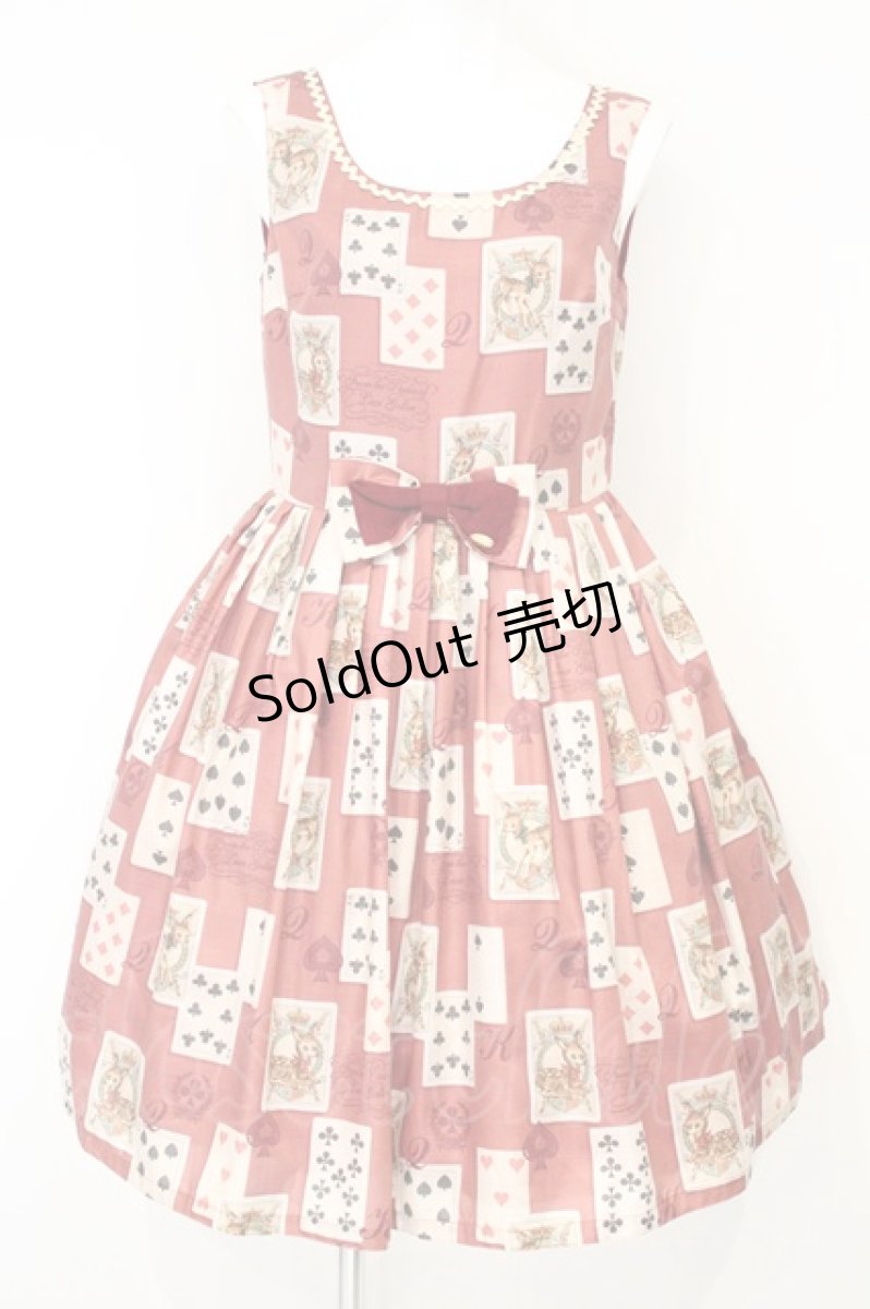 画像1: Leur Getter / Bambi Trumpノースリーブワンピース  アカ O-26-10-29-057-LU-OP-IG-OS (1)