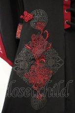 画像5: Ozz oneste / チャイナボタンチュニック  ブラック×レッド O-26-10-29-072-OO-TO-IG-OS (5)