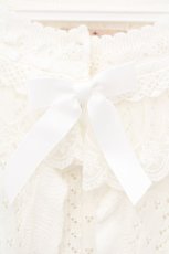 画像2: Amavel / ロマンティックレースすかし編みボレロカーディガン  オフシロ O-26-10-29-007-CA-TO-IG-OS (2)