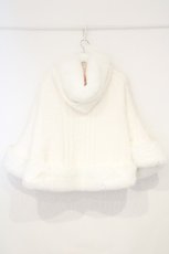 画像5: Amavel / ハートケーブル編みニットポンチョ  オフシロ O-26-10-29-009-CA-CO-IG-OS (5)