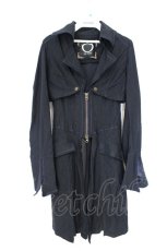 画像1: Ozz oneste / レイヤード風ロングベスト  ネイビー O-26-10-30-001-OO-TO-IG-OS (1)