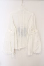 画像3: Amavel / Antique Claspフリルブラウス  シロ O-26-10-30-039-CA-BL-IG-OS (3)