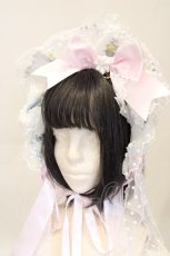 画像1: BABY,THE STARS SHINE BRIGHT / Innocent Opal Bouquet Princess ボンネット  シロ O-26-10-30-050-BA-OP-IG-OS (1)