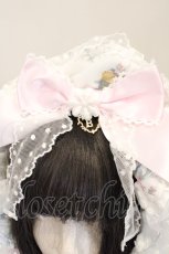 画像4: BABY,THE STARS SHINE BRIGHT / Innocent Opal Bouquet Princess ボンネット  シロ O-26-10-30-050-BA-OP-IG-OS (4)