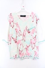 画像1: MILKBOY / バンビ柄Tシャツ  ミント×ホワイト O-26-10-30-009-MB-TS-IG-OS (1)