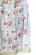 画像2: Jane Marple / Cherry labels タックスカート M サックス O-26-10-30-017-JM-SK-IG-OS (2)