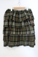 画像1: Jane Marple / Tartan check dirndl skirt M グリーン O-26-10-30-018-JM-SK-IG-OS (1)