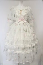 画像1: BABY,THE STARS SHINE BRIGHT / Innocent Opal Bouquet Princess ワンピース  シロ O-26-10-30-019-BA-OP-IG-OS (1)