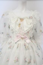 画像2: BABY,THE STARS SHINE BRIGHT / Innocent Opal Bouquet Princess ワンピース  シロ O-26-10-30-019-BA-OP-IG-OS (2)