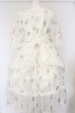 画像4: BABY,THE STARS SHINE BRIGHT / Innocent Opal Bouquet Princess ワンピース  シロ O-26-10-30-019-BA-OP-IG-OS (4)