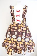画像1: majoretty / 五月アイ/AIジャンスカOP　Butter cookieジャンパースカート 4L ブラウン系 O-26-10-30-021-LO-OP-OW-OS (1)
