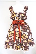 画像3: majoretty / 五月アイ/AIジャンスカOP　Butter cookieジャンパースカート 4L ブラウン系 O-26-10-30-021-LO-OP-OW-OS (3)