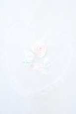 画像2: Secret Honey / ハートポケットオーガンジースカート  シロ O-26-10-31-038-CA-SK-OW-OS (2)
