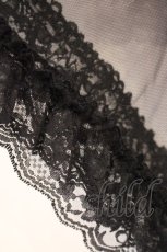 画像4: MAJOH(MR corset) / TIERED LACE TAIL VERY SHORT CORSET XS ブラック×レッド O-26-10-31-050-LO-ZA-OW-OS (4)