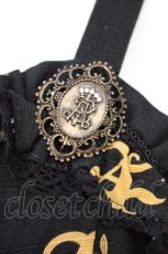 画像2: ALICE and the PIRATES / Marionette in my closet room柄 ジャンパースカートII  クロ×パープル O-26-10-31-052-PA-OP-OW-OS (2)