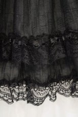 画像3: DARK IN LOVE / Dark striped double-breasted doll dress　ジャンパースカート S ブラック O-26-10-31-053-PU-OP-OW-OS (3)