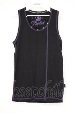 画像1: PUNKその他 / 配色タンクトップ  ブラック×パープル O-26-10-31-072-PU-TO-OW-OS (1)
